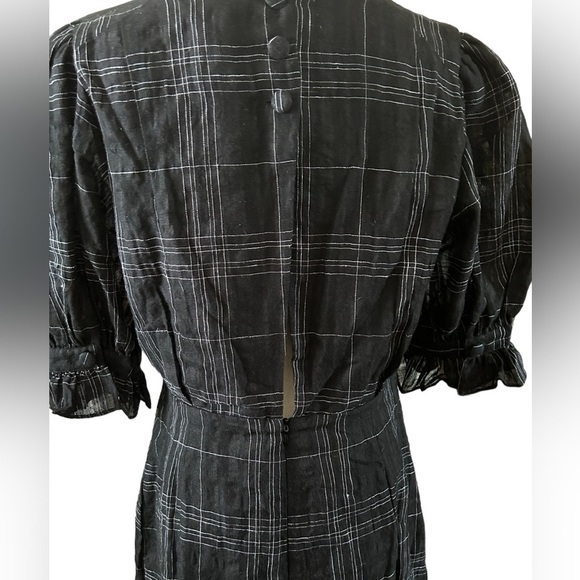 NWT Endless Rose Check Linen Dress - Picture 7 of 10